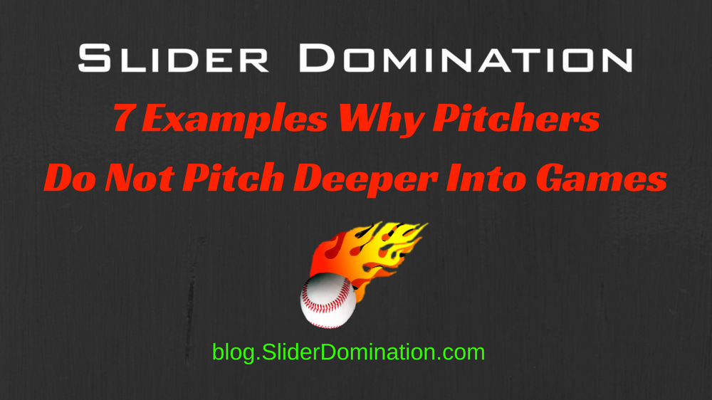 Why Starting Pitchers Do Not Pitch Deeper Into Games