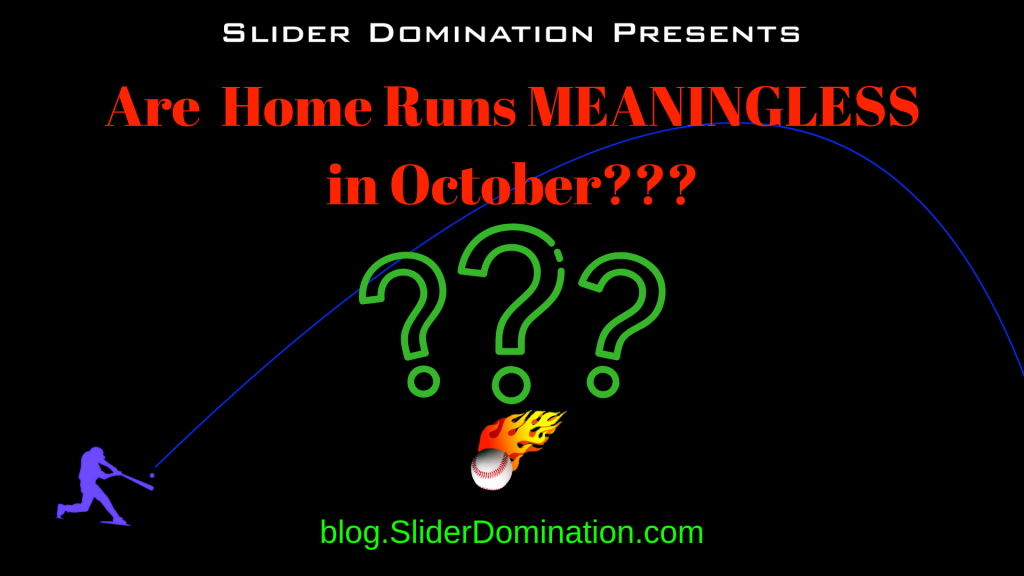 Are Home Runs Meaningless